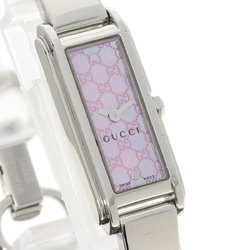 Gucci 109 Square Face GG Dial Watch Stainless Steel/SS Ladies GUCCI
