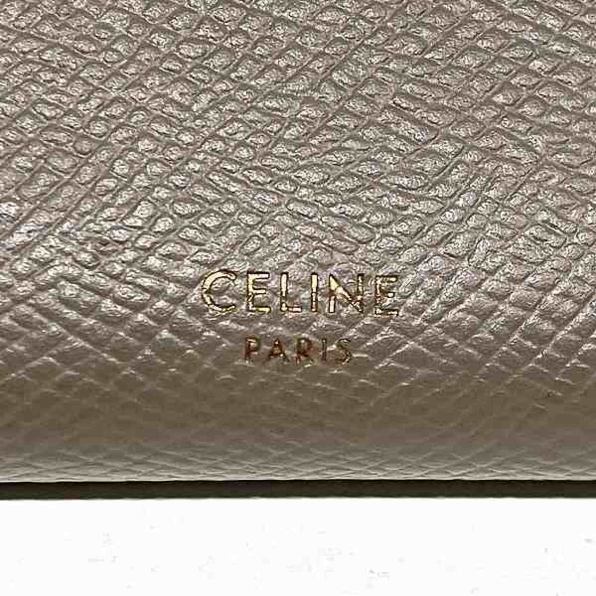 Celine CELINE Large Flap Wallet Long Women's
