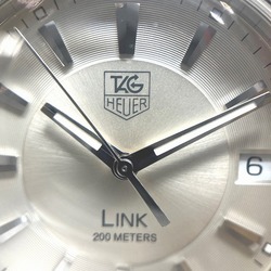 Tag Heuer Link Date WJ1111 Quartz Silver Dial Watch Men's