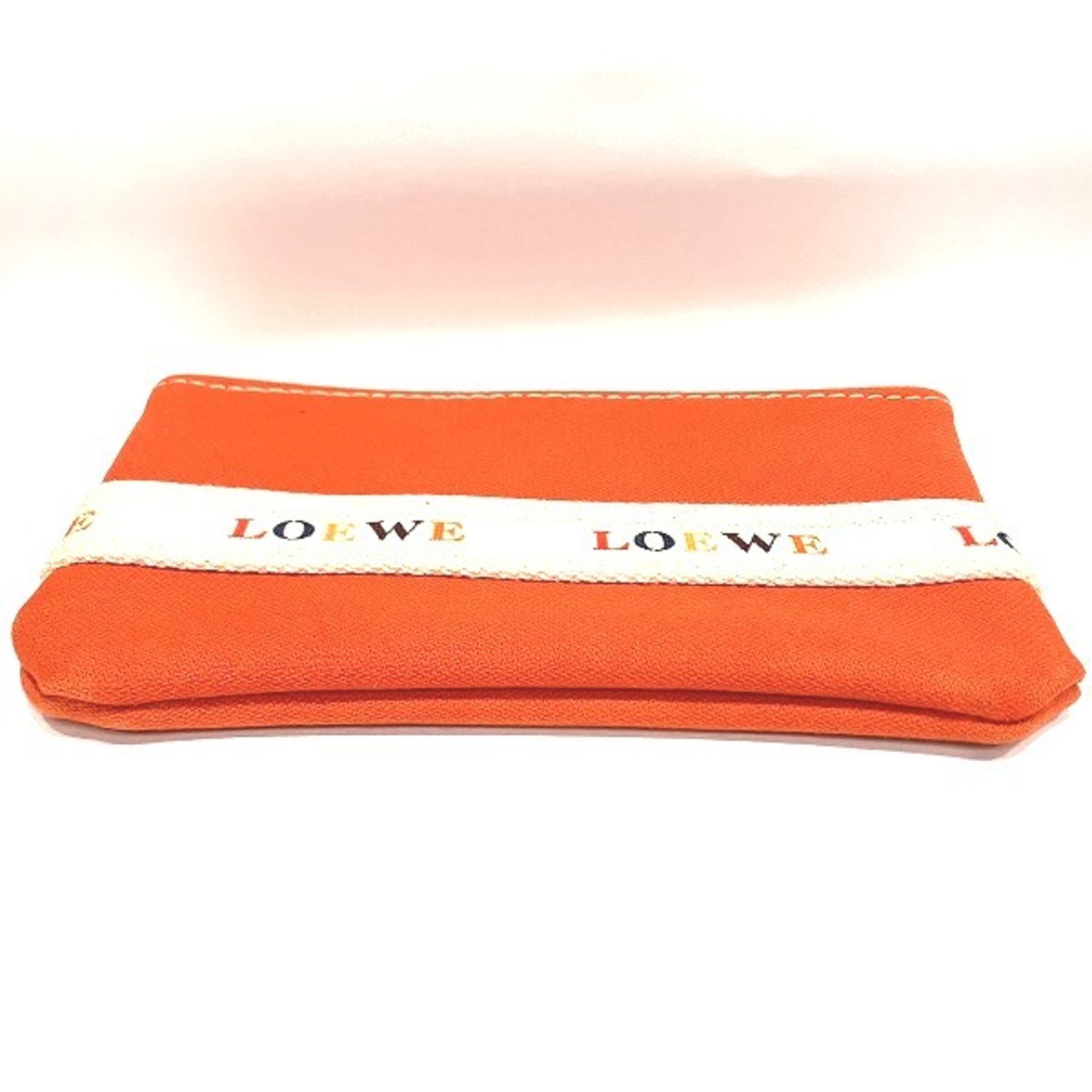 LOEWE Canvas Logo Brand Accessories Pouch Women's Bag