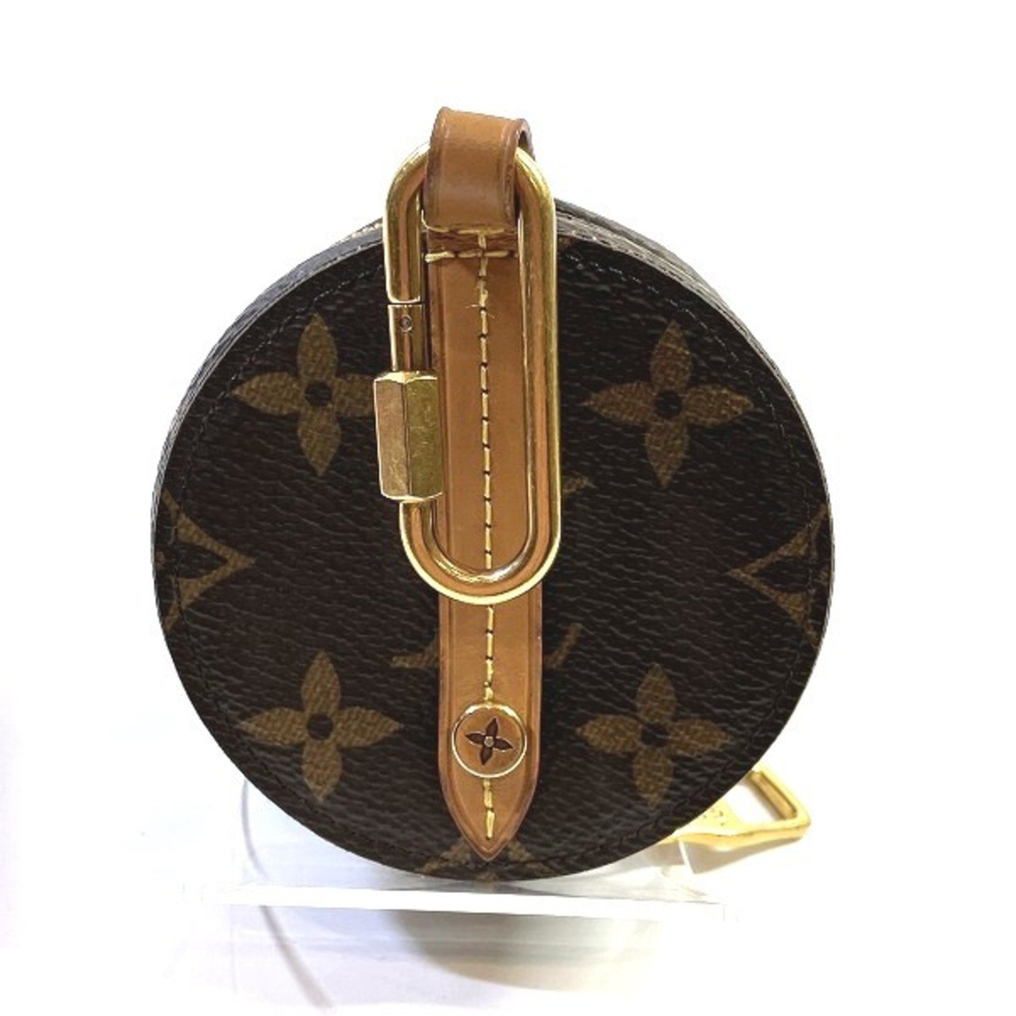 Louis Vuitton Monogram M68524 Round Coin Case Brand Accessories Men's Women's