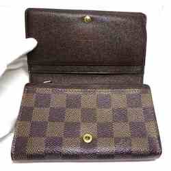 Louis Vuitton Damier Portomone Vietresor N61730 Wallet Bifold Men's Women's