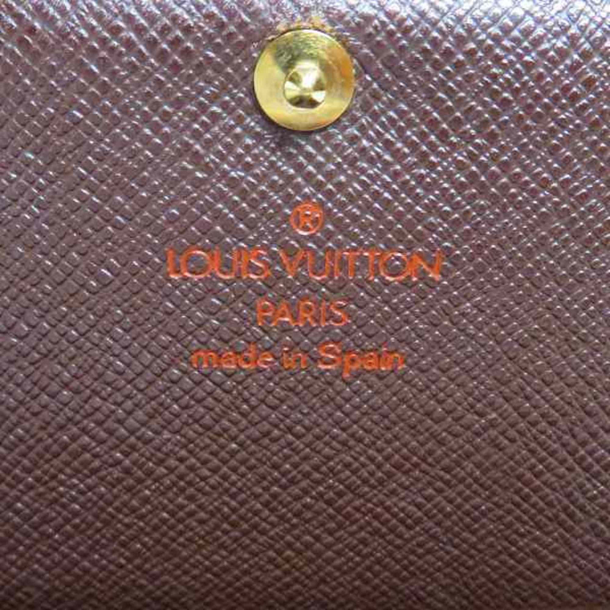 Louis Vuitton Damier Portomone Vietresor N61730 Wallet Bifold Men's Women's