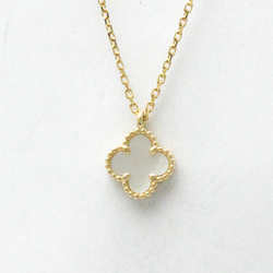 Van Cleef & Arpels Sweet Alhambra VCARF69100 Yellow Gold (18K) Shell Women,Men Fashion Pendant Necklace (Gold)