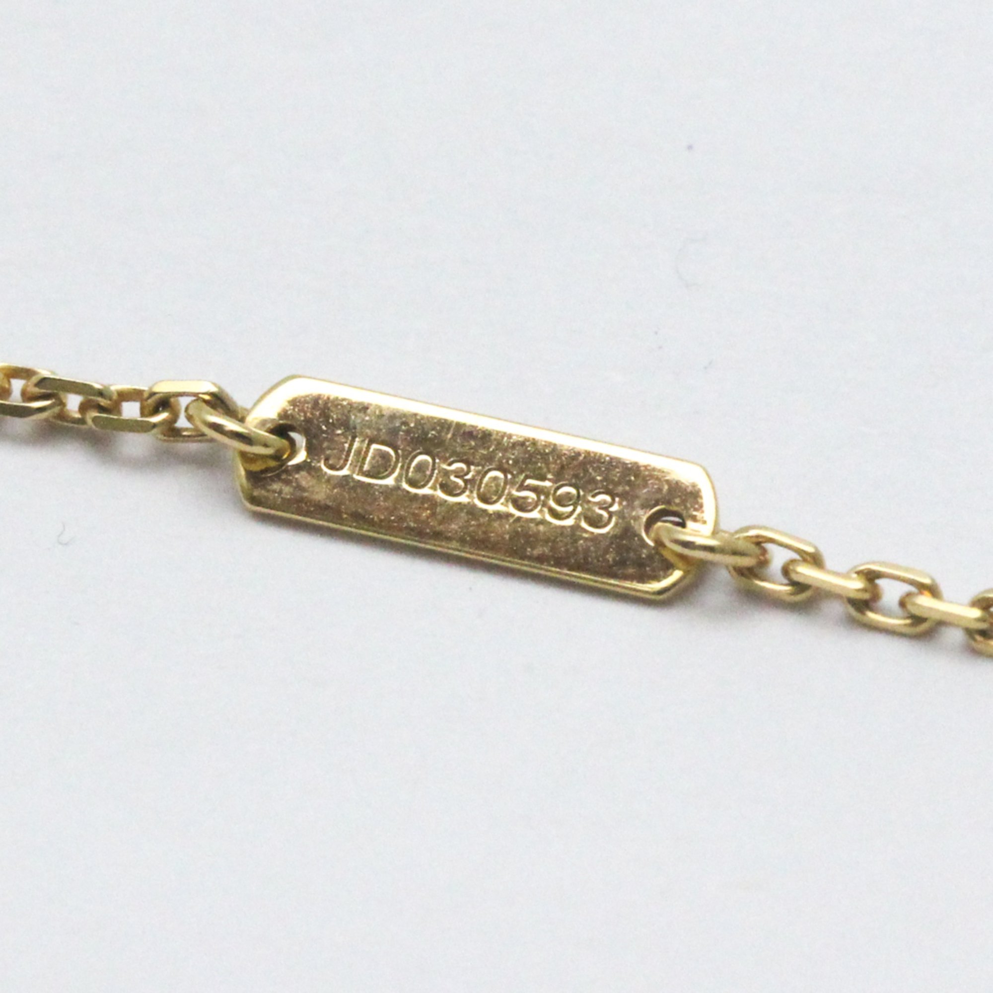 Van Cleef & Arpels Vintage Alhambra VCARA45900 Yellow Gold (18K) Shell Men,Women Fashion Pendant Necklace (Gold)