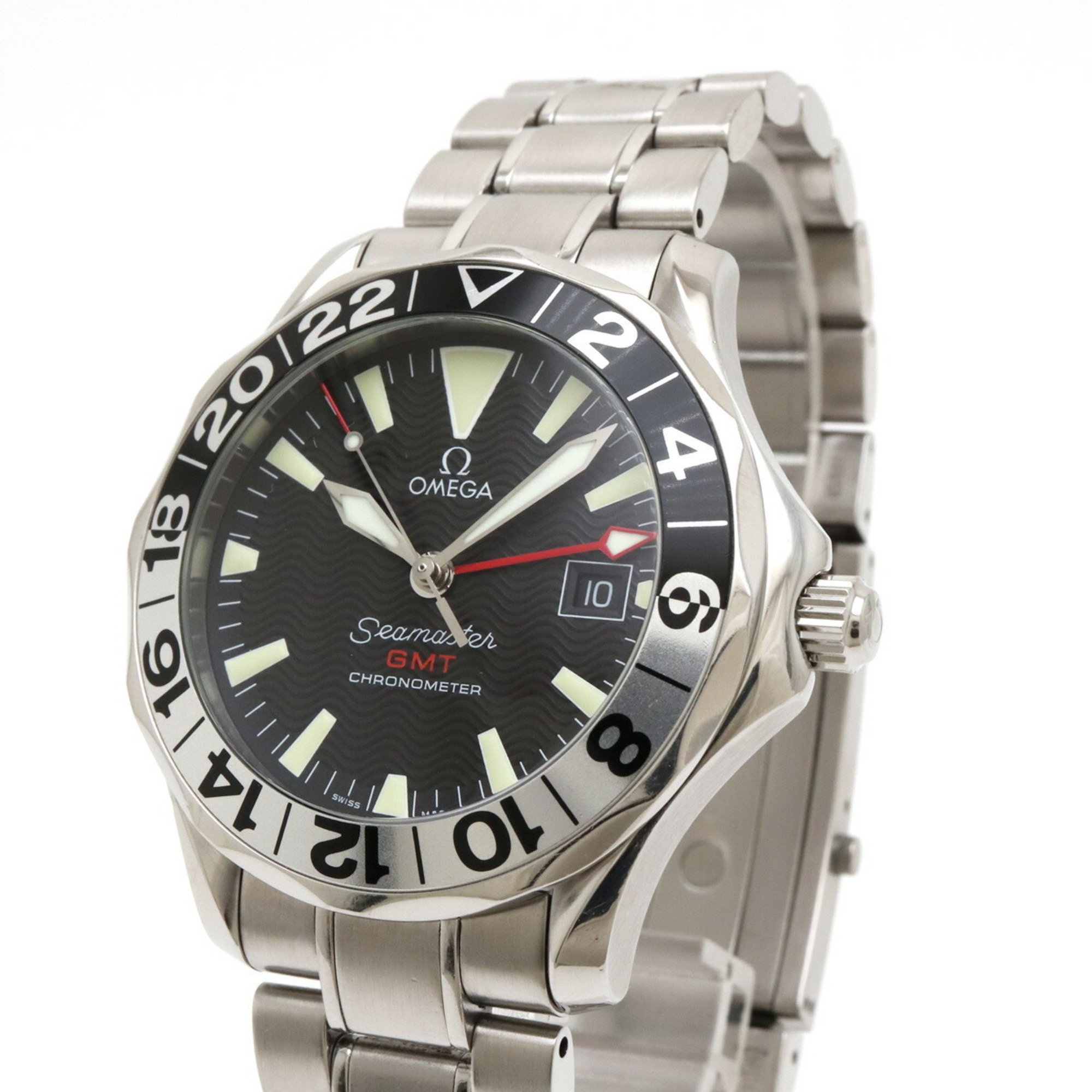 Watch OMEGA Seamaster 300 Professional Date GMT 50th Anniversary SS Black Dial AT Automatic 2243.50