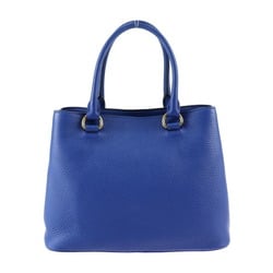 PRADA VITELLO PHENIX Handbag 1BA058 Calf Leather ROYAL Blue Gold Metal Fittings 2WAY Shoulder Bag