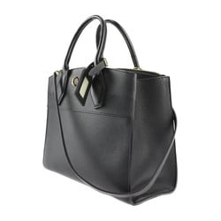 LOUIS VUITTON City Steamer MM Handbag M53015 Leather Black Gold Hardware 2WAY Shoulder Bag Vuitton