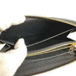 LOUIS VUITTON Long Wallet Empreinte Zippy M61864 Louis Vuitton Black