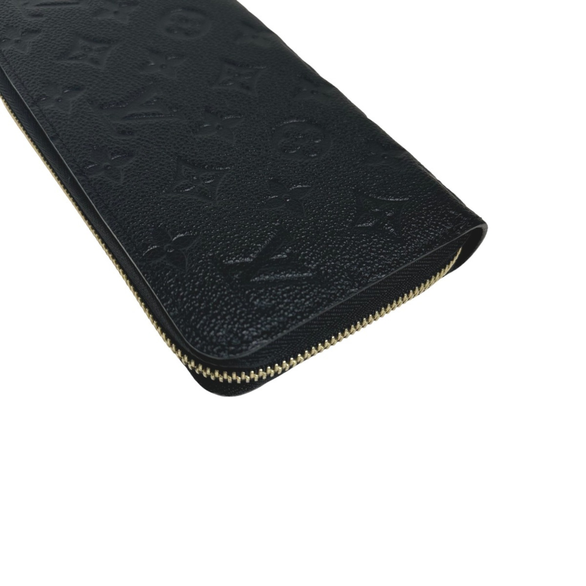 LOUIS VUITTON Long Wallet Empreinte Zippy M61864 Louis Vuitton Black