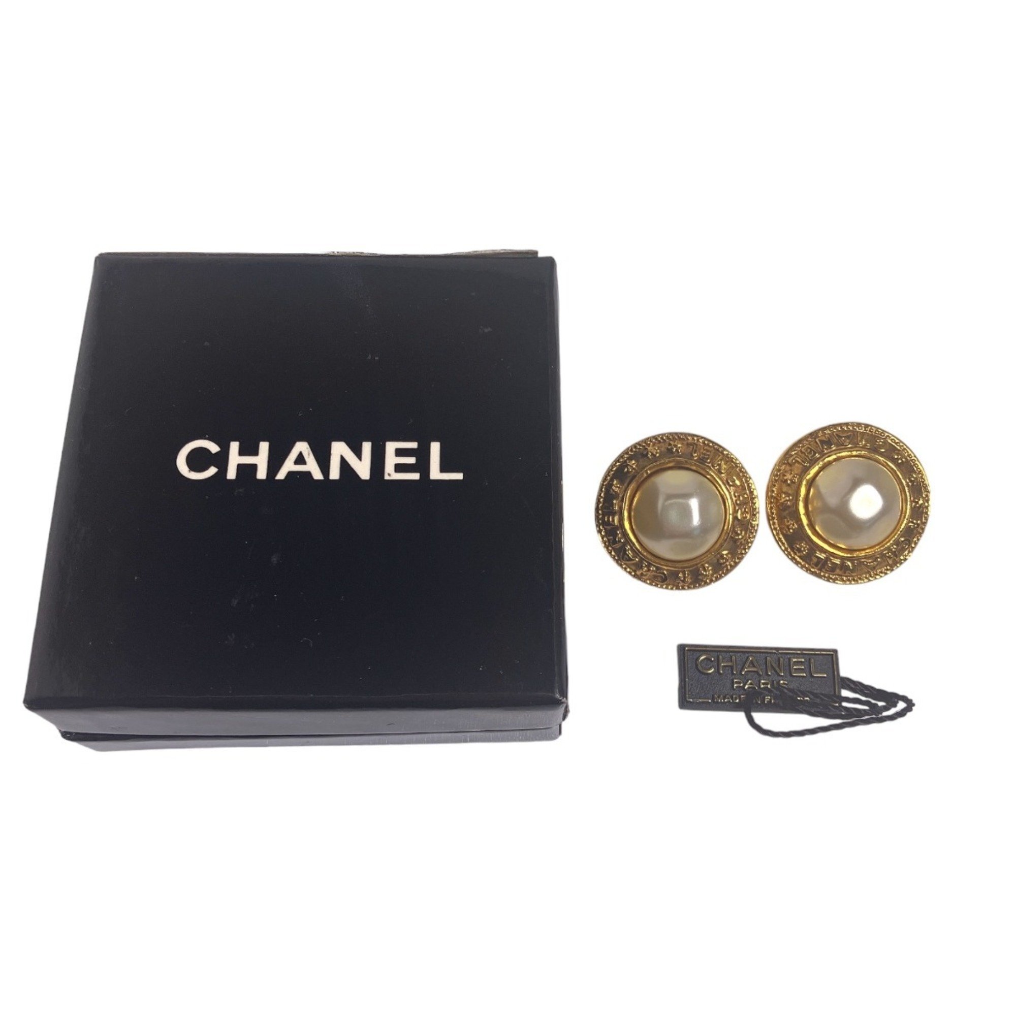 CHANEL GP Chanel Gold Earrings