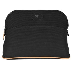 Hermes Bolide Pouch 25 Canvas Black