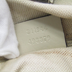 Gucci Sukey 211944 Women's Leather,Canvas Handbag Beige,Brown,Cream