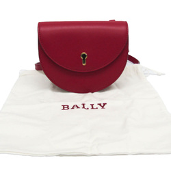 Bally Camy 6235198 Women's Leather Shoulder Bag Red Color