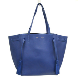 Celine CABAS PHANTOM Women's Leather Tote Bag Royal Blue