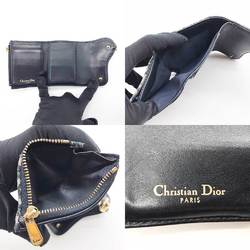 Christian Dior Dior Bifold Wallet Trotter Canvas Navy Beige 41-MA-0221 ChristianDior