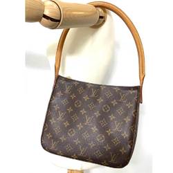 Louis Vuitton Bag Looping MM Brown Shoulder Women's Monogram PVC x Leather M51146 LOUISVUITTON