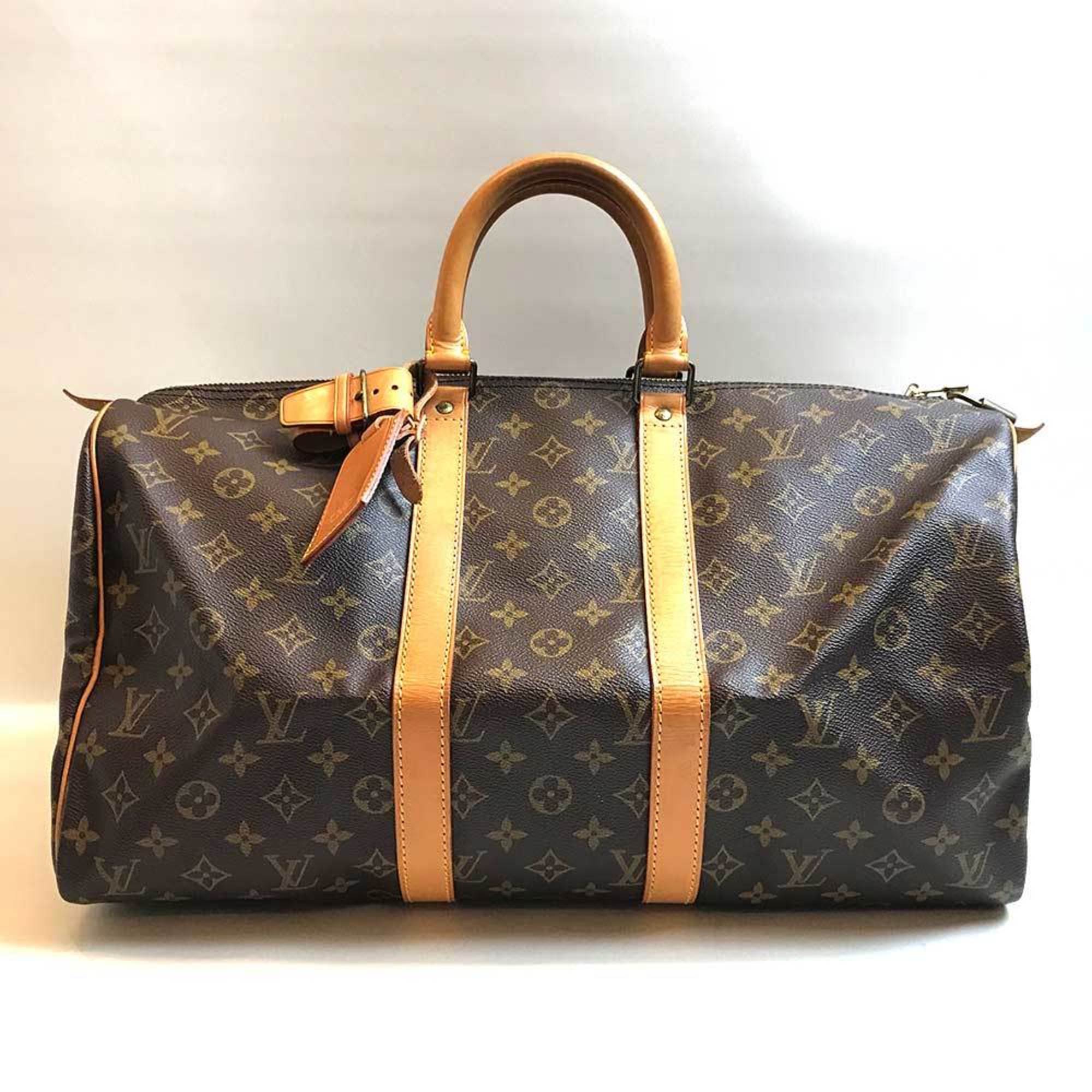 Louis Vuitton Boston Bag Keepall 45 Monogram Hand M41428 Men Women