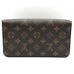 Louis Vuitton Shoulder Bag Pochette Félicie Monogram M61276 Women's Brown