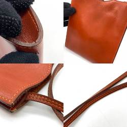 Hermes Bag Onimetu Brown Tea Shoulder Pochette Square Ladies Men's Box Calf Leather HERMES