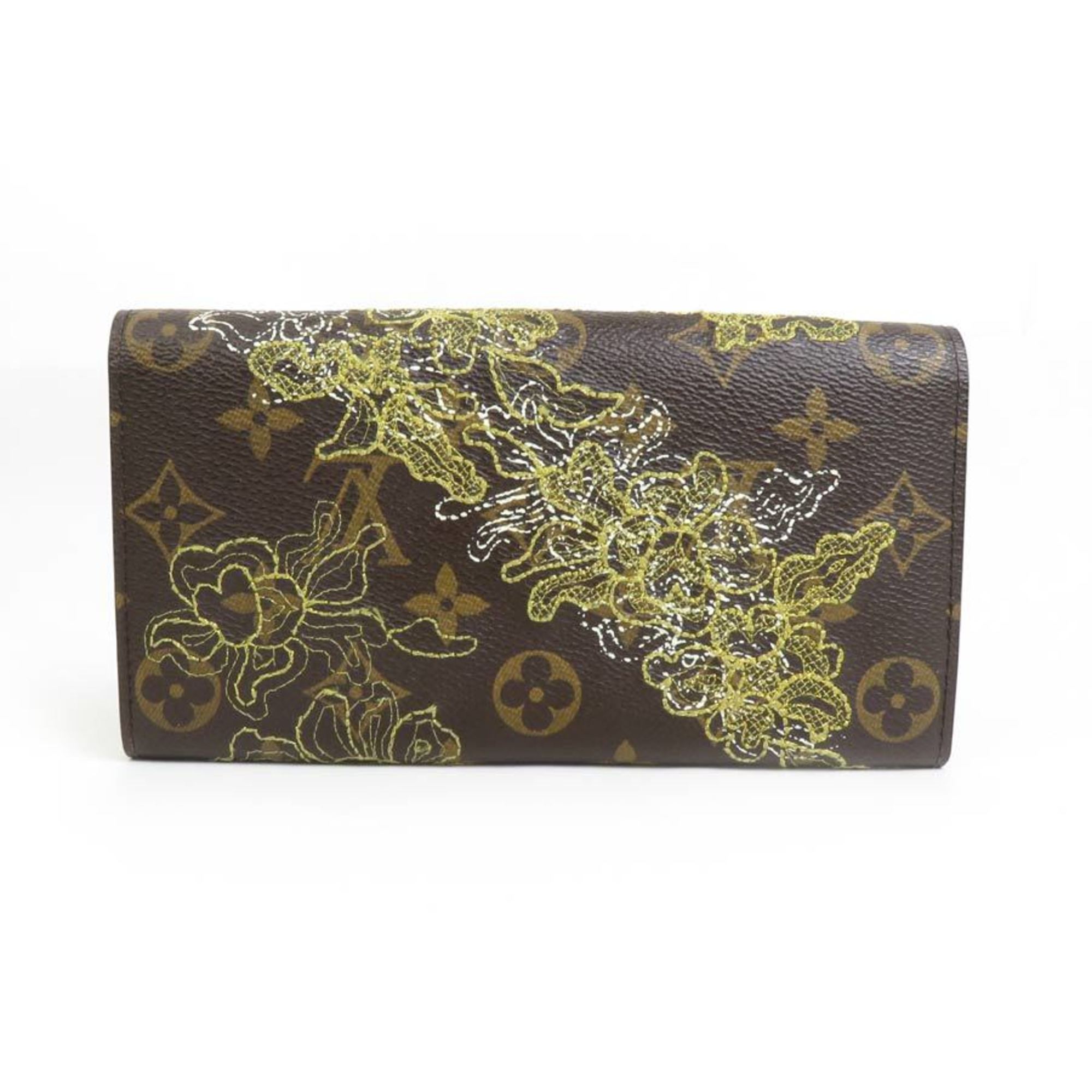 LOUIS VUITTON Long Wallet Monogram Dantelle Portefeuille Sarah/Monogram Brown Unisex M95389