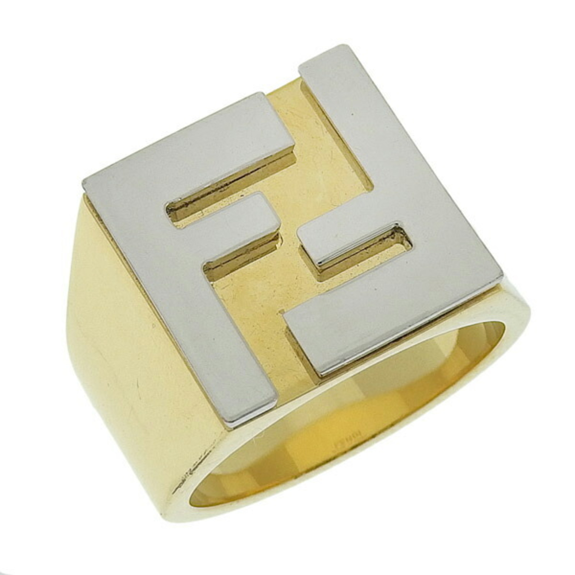 FENDI FF Ring #M Gold No. 21.5 Men's | eLADY Globazone