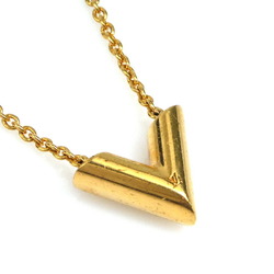 Louis Vuitton LOUIS VUITTON Necklace Essential V Metal Gold Unisex M61083