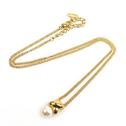 Christian Dior Necklace Metal Gold Women's