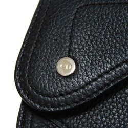 Christian Dior Dior Keychain Saddle Key Ring Pouch Coin Case Silver Logo Black 2ADKH127YMJ Men Women