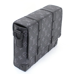 Louis Vuitton Shoulder Bag Trunk/PM Monogram Eclipse Men's M45727 Black LOUIS VUITTON Convenient A1790