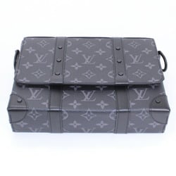 Louis Vuitton Shoulder Bag Trunk/PM Monogram Eclipse Men's M45727 Black LOUIS VUITTON Convenient A1790