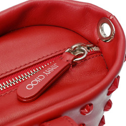 JIMMY CHOO Sarah Star Studded Red Women's Leather Handbag