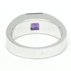 Cartier Tank Ring White Gold (18K) Fashion Amethyst Band Ring Silver