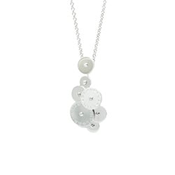 Bvlgari Cicladi Necklace White Gold (18K) No Stone Men,Women Fashion Pendant Necklace (Silver)