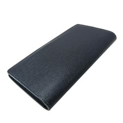 Louis Vuitton Taiga Brazza Wallet M30502 Men's Taiga Leather Long Wallet (bi-fold) Navy Blue