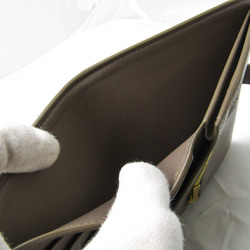 Celine Medium Strap Wallet Women's Leather Middle Wallet (bi-fold) Grayish