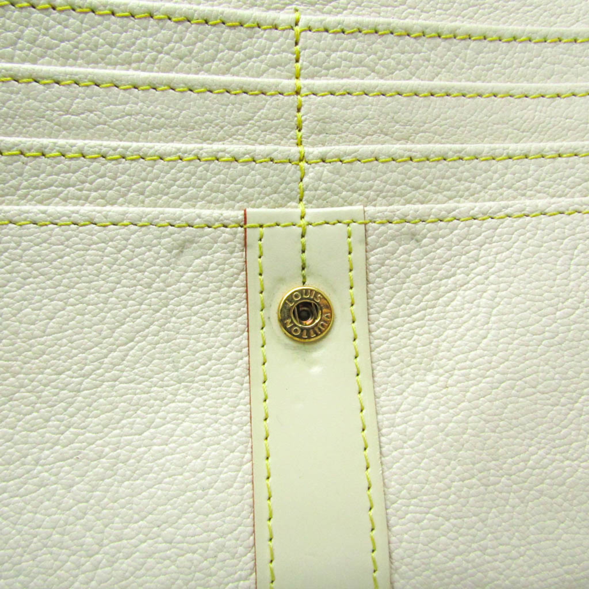 Louis Vuitton Le Favori Wallet M95646 Men,Women Suhali Leather Long Wallet (bi-fold) Cream,Off-white