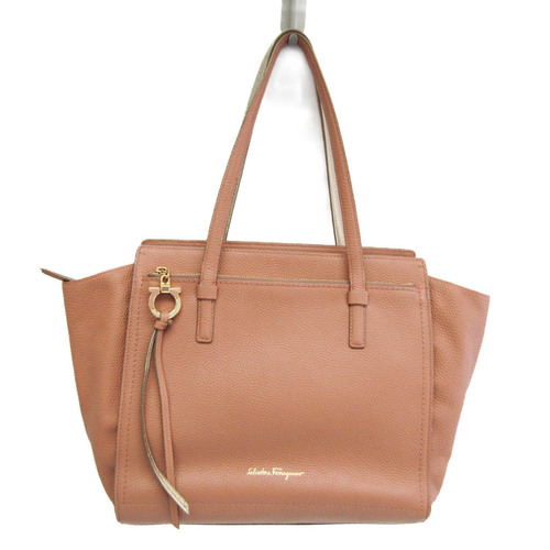 Salvatore Ferragamo Gancini GG-21 F216 Women's Leather Tote