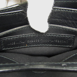 Balenciaga B Logo 592898 Women's Leather Shoulder Bag Black