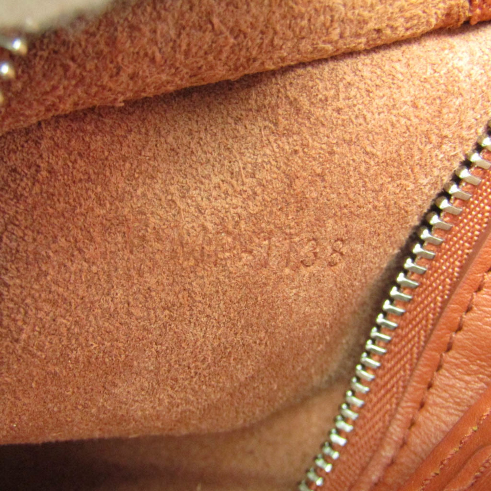 Celine Small Long Strap 183313A4T Women's Leather Handbag,Shoulder Bag Red Brown
