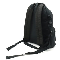BALENCIAGA SPORT Backpack Rucksack Shoulder Bag Embroidery Nylon Canvas Black 638106