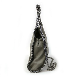Stella McCartney Falabella Handbag Polyester Gray Women's Chain Shoulder Bag