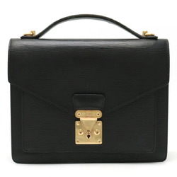 LOUIS VUITTON Louis Vuitton Epi Monceau Second Bag Handbag Noir Black Key Missing M52122