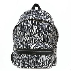 Saint Laurent Backpack/Daypack Canvas Women's SAINT LAURENT Zebra Pattern