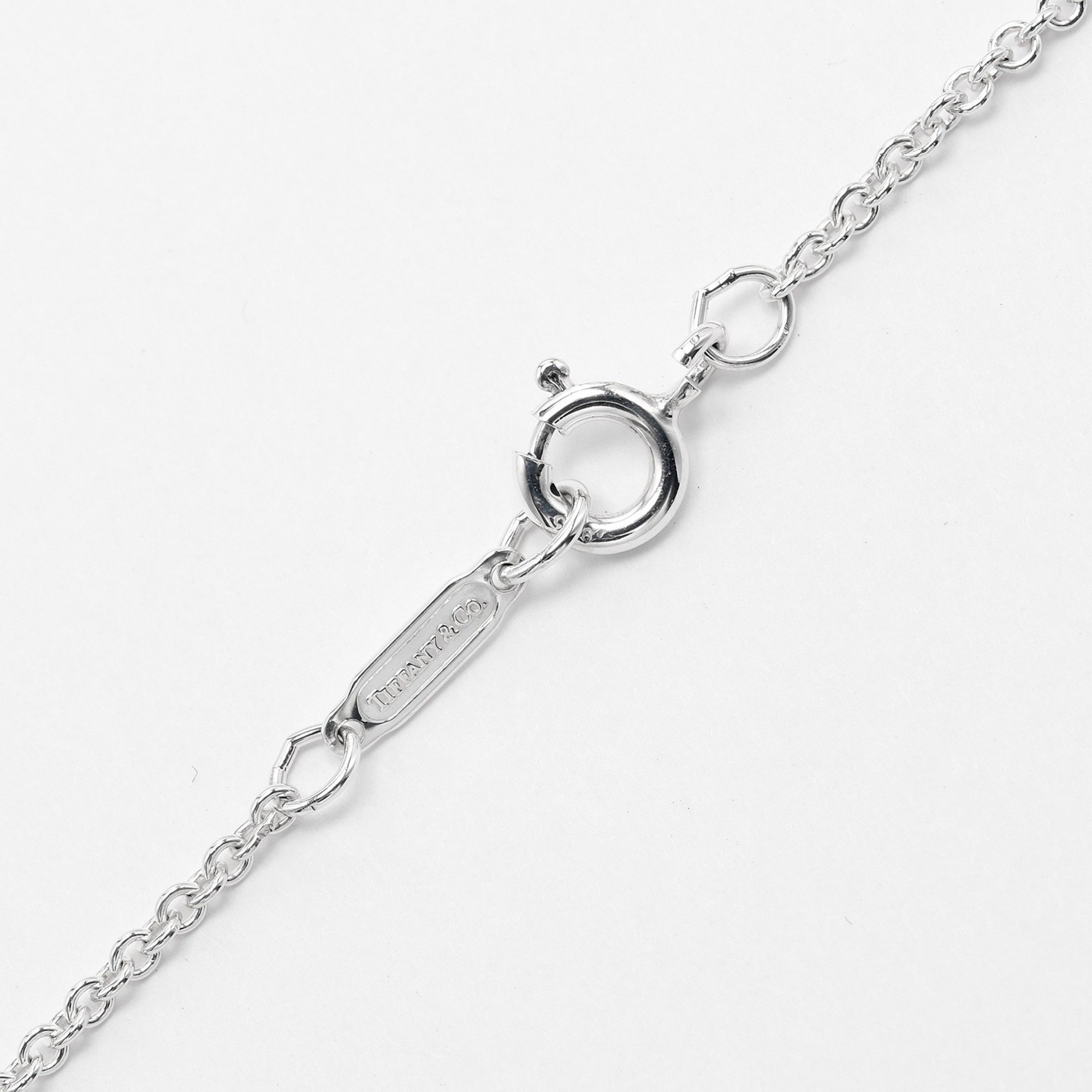 Tiffany TIFFANY&Co. Notes Round Necklace Top 41.5mm Silver 925 Approx. 27.39g