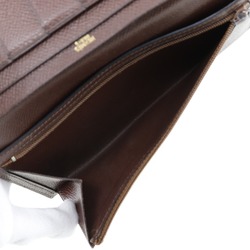 Hermes HERMES Baan Classic Long Wallet Vaux Epson Made in France Brown/Gold Hardware Belt classic Men's Women's