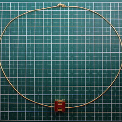 HERMES Cage de ash H cube choker necklace