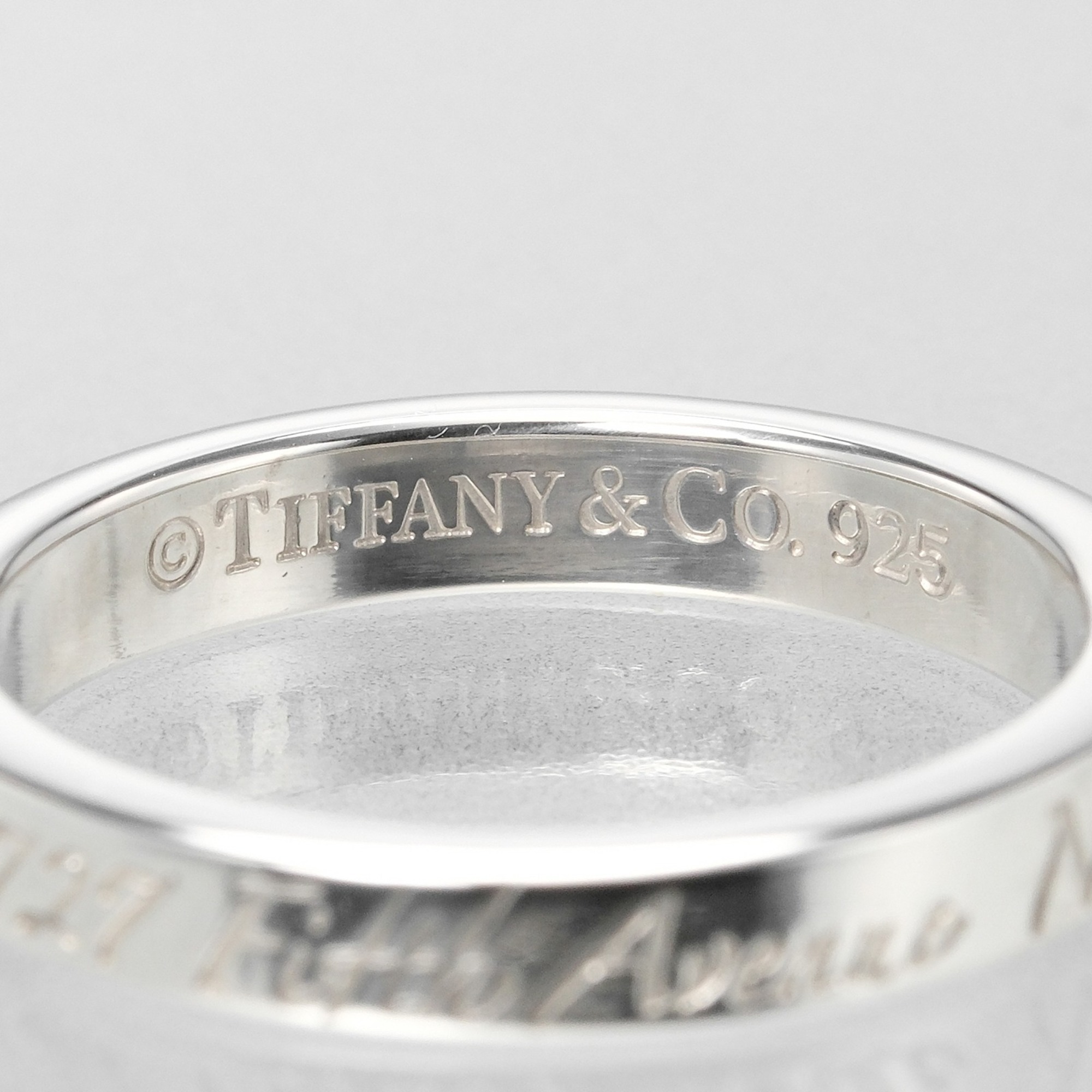 Tiffany TIFFANY&Co. Notes No. 7.5 Ring Silver 925 Approx. 2.26g