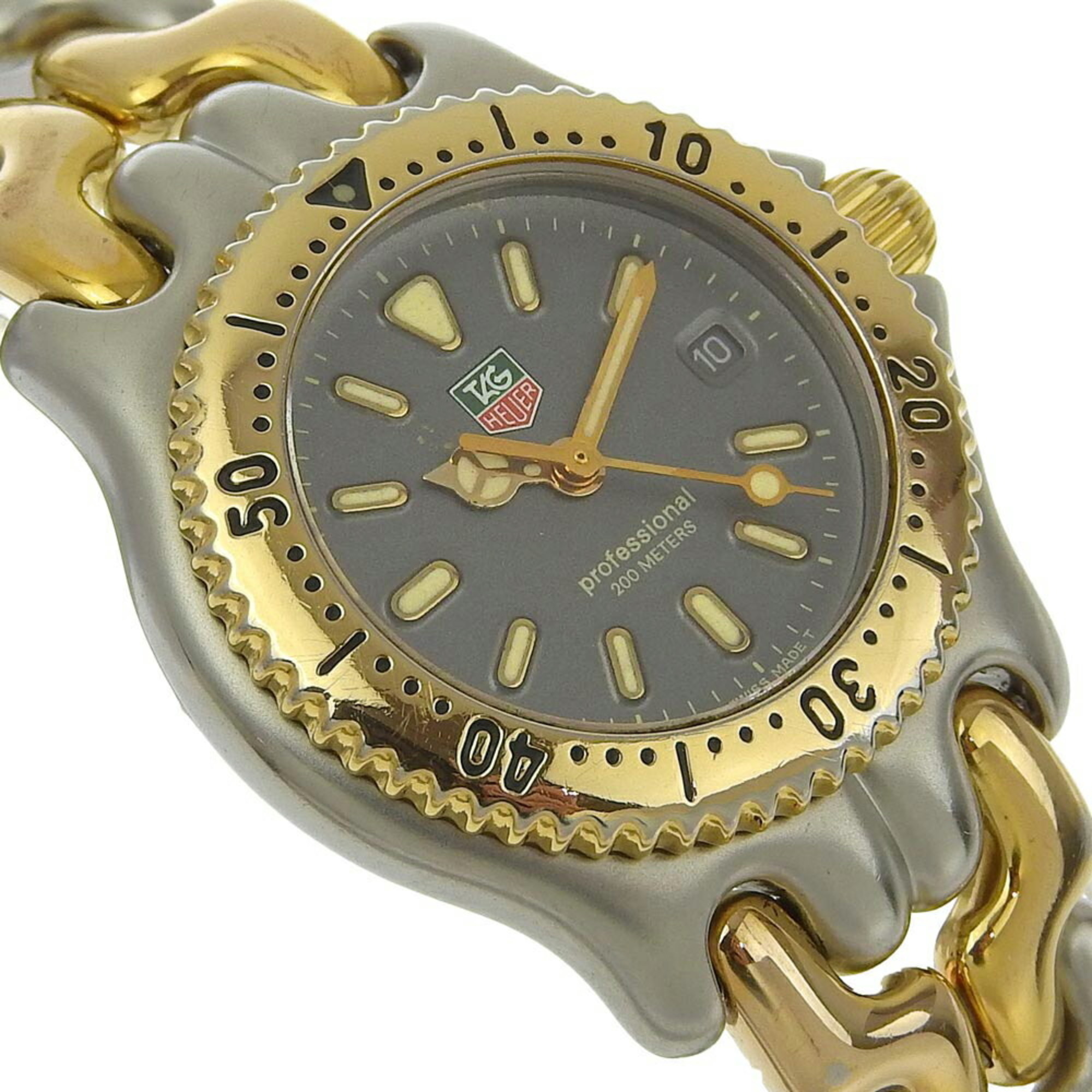 TAG HEUER Professional Cell Watch S95.215 Gold Plated x Stainless