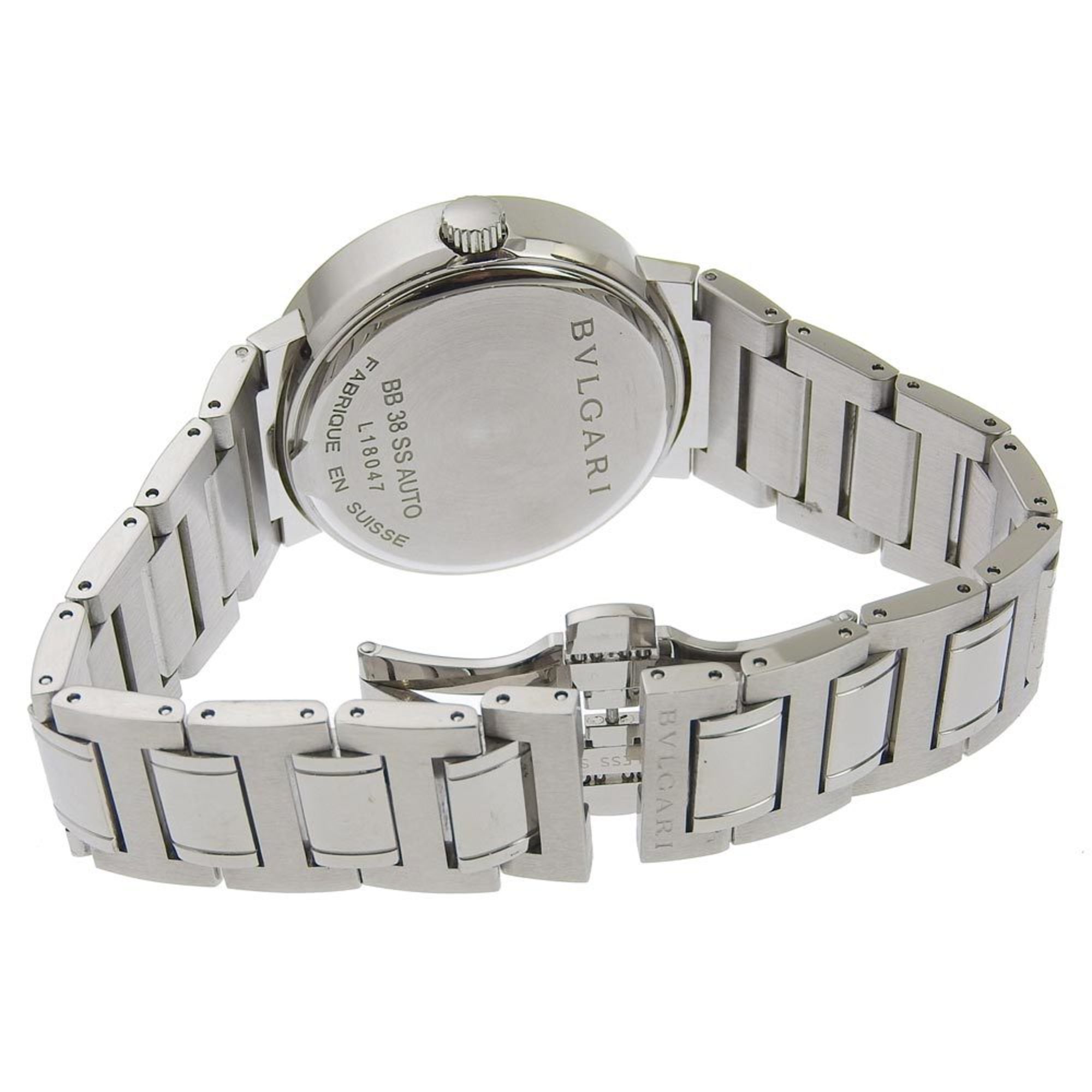 Bulgari BVLGARI Watch BB38SS AUTO Stainless Steel Swiss Made Silver Automatic White Dial Men's